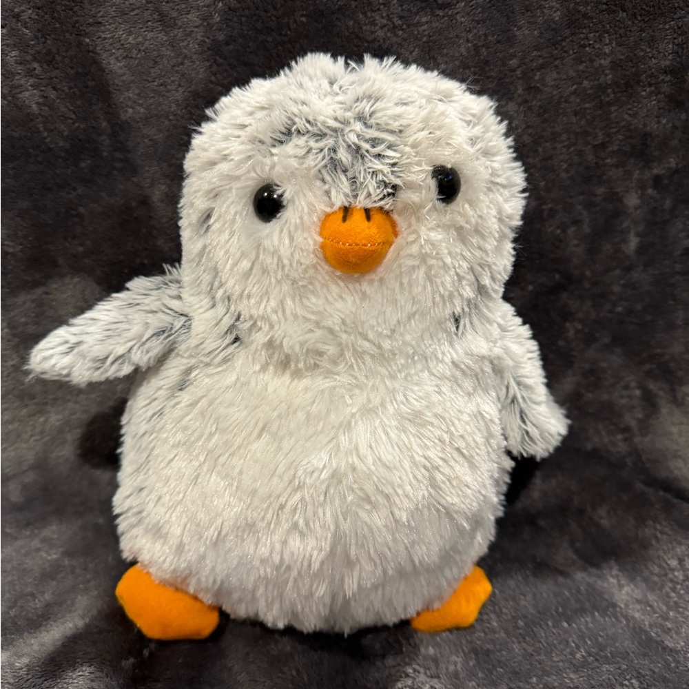 Peek-A-Boo Toys Gray Penguin 11” plush stuffed toy animal